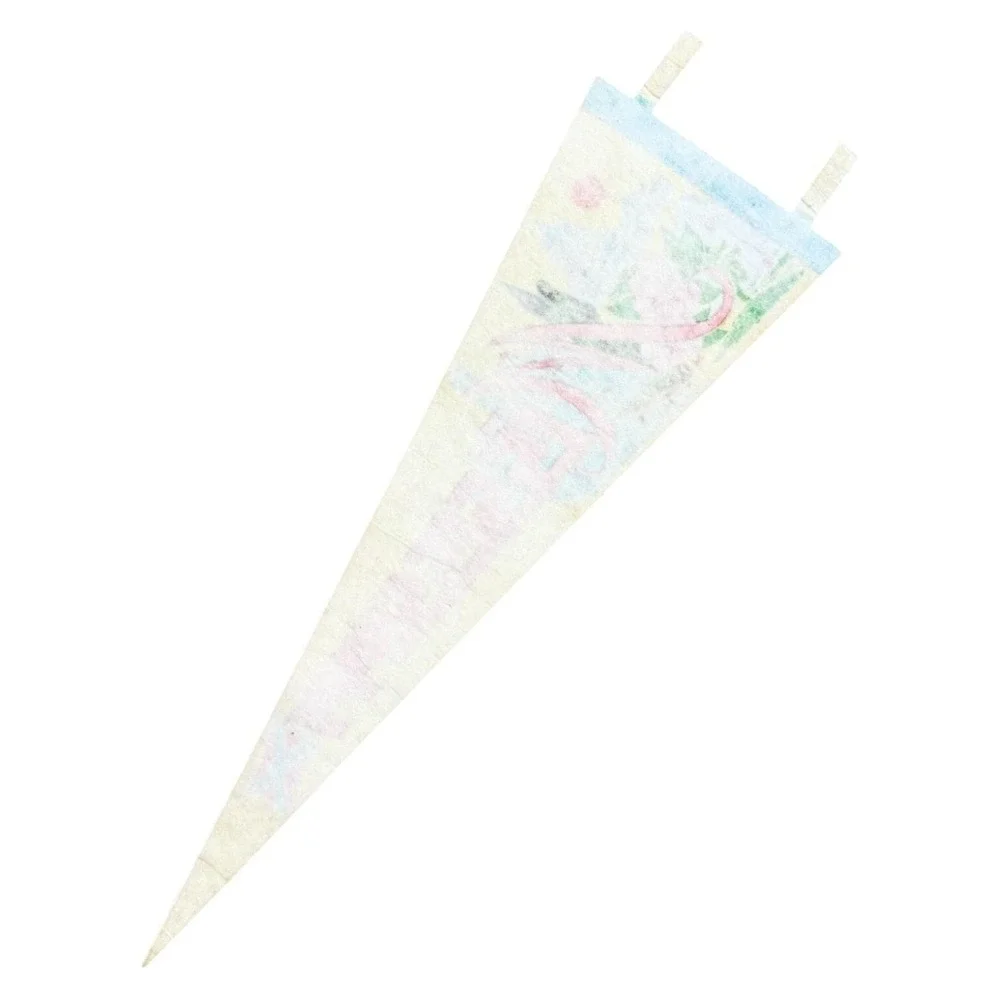 Vintage Mississippi Souvenir Felt Pennant 1960s Yellow State Landmarks 25 in‎